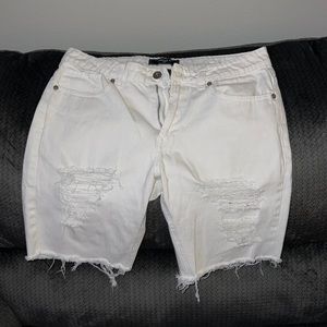 White shorts